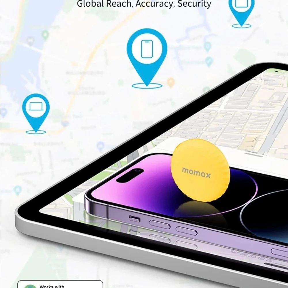 Tracker Tag, Lost Key Finder Works with Apple Find My (iOS Only)